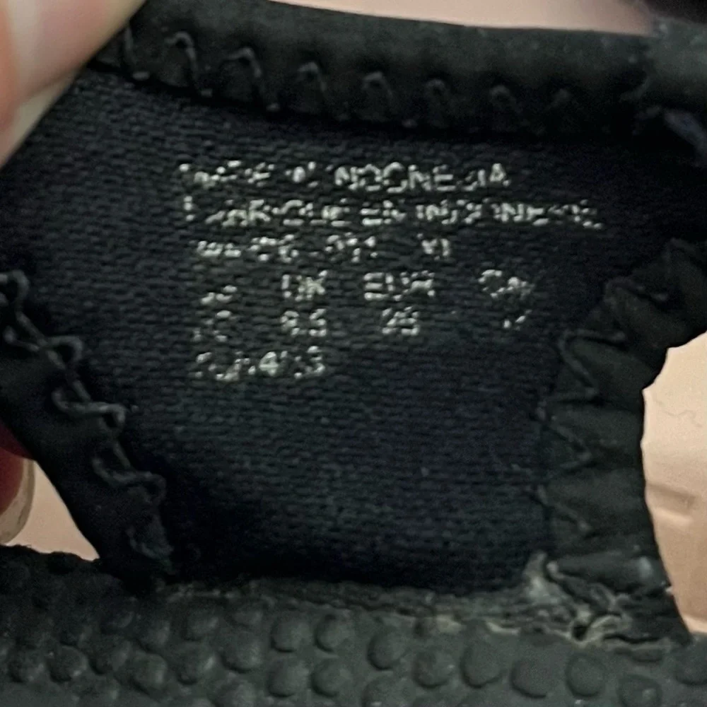 Nike Sunray Open Toe Water Shoes Black 9C